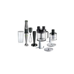 Braun Multiquick 9 MQ 9187XLI Premium Hand Blender - Sleek Black & Brushed Stainless Steel for Effortless Blending